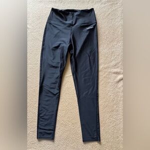 Black High-Waist Leggings -UPF 50+ swim leggings